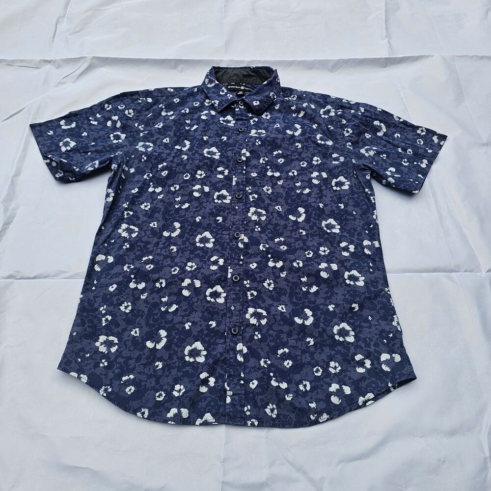 Beverly Hills Polo Club BHPC Short Sleeve Button-Down Shirt Medium Boys 10/12
